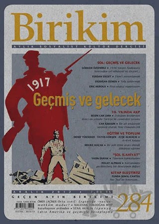 Birikim Aylık Sosyalist Kültür Dergisi Sayı: 284 – Birikim Yayınları kitap kapağı