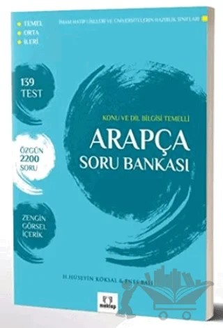 Konu ve Dil Bilgisi Temelli Arapça Soru Bankası – Enes Balı, H. Hüseyin Köksal – Mektep Yayınları kitap kapağı