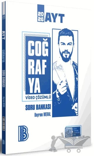 2026 AYT Coğrafya Video Çözümlü Soru Bankası – Bayram Meral – Benim Hocam Yayınları kitap kapağı