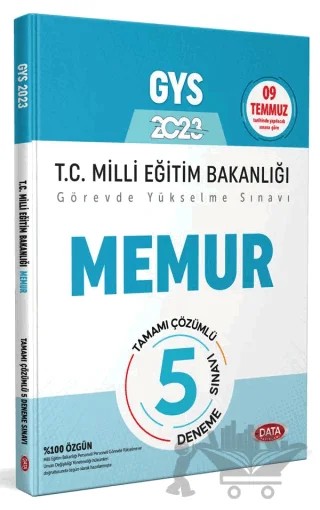 Milli Eğitim Bakanlığı Memur Tamamı Çözümlü GYS 5 Deneme Sınavı – Kolektif – Data Yayınları kitap kapağı