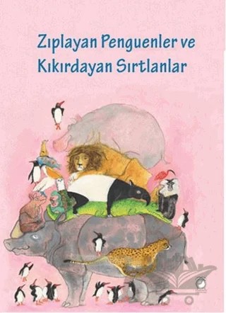 Zıplayan Penguenler ve Kıkırdayan Sırtlanlar – Jesse Goossens, Marije Tolman – KitapSaati Yayınları kitap kapağı