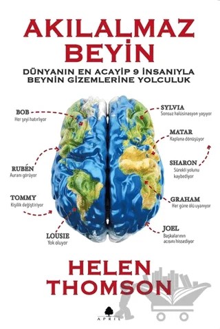 Akılalmaz Beyin – Helen Thomson – April Yayıncılık kitap kapağı