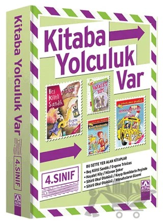 4. Sınıf Kitaba Yolculuk Var – Kolektif – Altın Kitaplar kitap kapağı