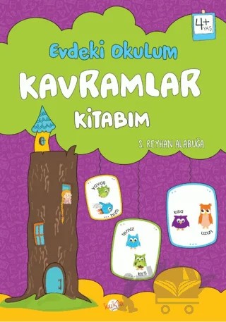 Evdeki Okulum / Kavramlar Kitabım 4+ Yaş – S. Reyhan Alabuğa – Kukla Yayınları kitap kapağı