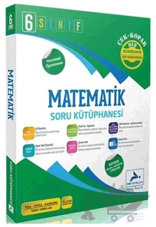 6. Sınıf Matematik Soru Kütüphanesi – Kolektif – Paraf Yayınları kitap kapağı