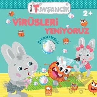 Virüsleri Yeniyoruz - Küçük Tavşancık – Rasa Dmuchovskiene – Eksik Parça Yayınları kitap kapağı