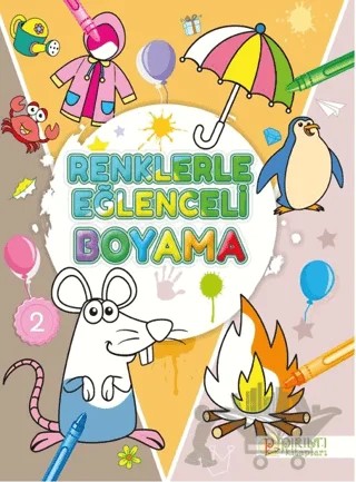 Renklerle Eğlenceli Boyama - 2 – Kollektif – Pırıltı Kitapları - Erkam kitap kapağı