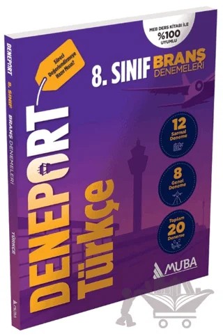 8. Sınıf Deneport Türkçe Branş Denemesi – Kolektif – Muba Yayınları kitap kapağı