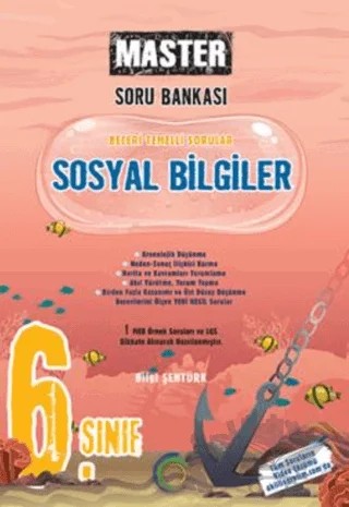 6. Sınıf Master Sosyal Bilgiler Soru Bankası – Kolektif – Okyanus Yayınları kitap kapağı