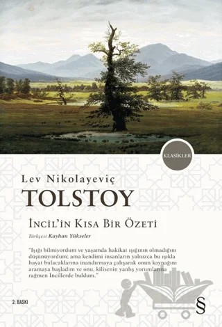 İncil'in Kısa Bir Özeti – Lev Nikolayeviç Tolstoy – Everest Yayınları kitap kapağı