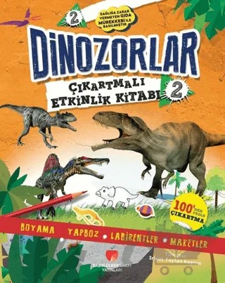 Dinozorlar Çıkartmalı Etkinlik Kitabı 2 – Penny Worms – Sabri Ülker Vakfı Yayınları kitap kapağı