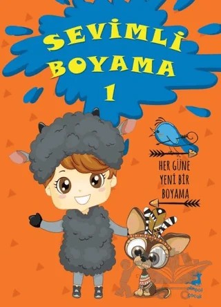 Sevimli Boyama -1 – Betül Tok – Olimpos Çocuk kitap kapağı