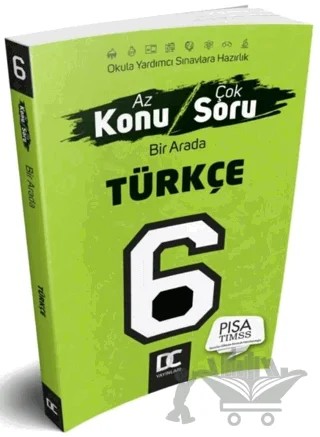6. Sınıf Türkçe Az Konu Çok Soru Bir Arada – Kolektif – ​Doğru Cevap Yayınları kitap kapağı