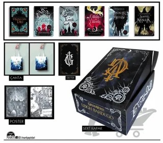 Grisha Verse (Poster-Çanta-Defter Hediyeli - 6 Kitap Set) – Leigh Bardugo – Martı Yayınları kitap kapağı