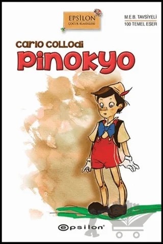 Pinokyo – Carlo Collodi – Epsilon Yayınevi kitap kapağı