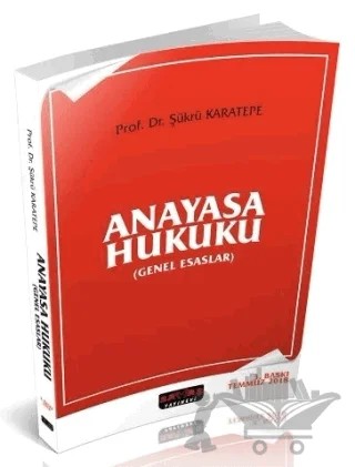 Anayasa Hukuku Genel Esaslar – Şükrü Karatepe – Savaş Yayınevi kitap kapağı