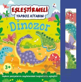 Eşleştirmeli Yap-Boz Kitabım: Dinozor – Kolektif – İndigo Çocuk kitap kapağı