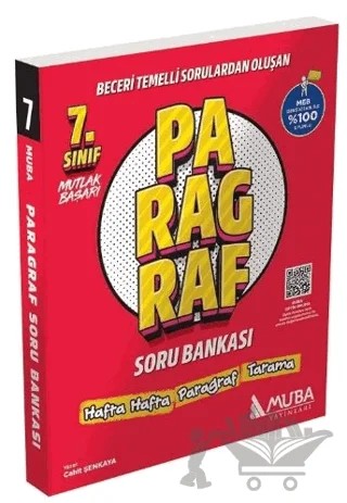 7. Sınıf Paragraf Mutlak Başarı Soru Bankası – Cahit Şenkaya – Muba Yayınları kitap kapağı