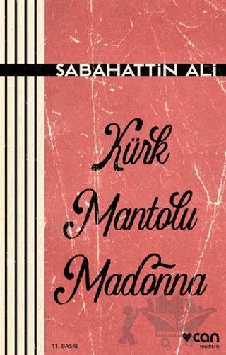Kürk Mantolu Madonna – Sabahattin Ali – Can Yayınları kitap kapağı