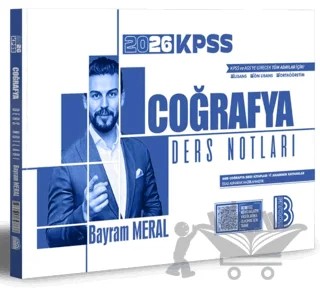 2026 KPSS Coğrafya Ders Notları – Bayram Meral – Benim Hocam Yayınları kitap kapağı