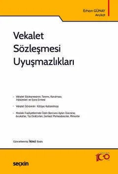 Vekalet Sözleşmesi Uyuşmazlıkları – Erhan Günay – Seçkin Yayıncılık kitap kapağı