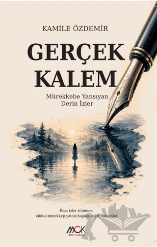 Gerçek Kalem - Mürekkebe Yansıyan Derin İzler – Kamile Özdemir – MCK Yayınları kitap kapağı