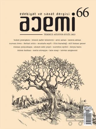 Acemi Edebiyat ve Sanat Dergisi Temmuz Ağustos Eylül Sayı: 66 - 2023 – Acemi Dergisi kitap kapağı