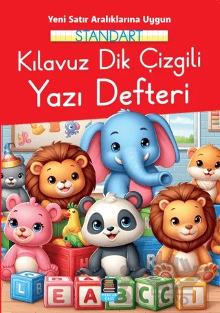 Standart Kılavuz Dik Çizgili Yazı Defteri (19x27 Ebat) Yeni Satır Aralıklarına Uygun – Kolektif – Mercan Okul Yayınları kitap kapağı