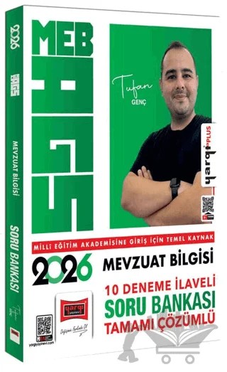 2026 MEB-AGS Mevzuat Bilgisi 10 Deneme İlaveli Tamamı Çözümlü Soru Bankası – Tufan Genç – Yargı Yayınevi kitap kapağı