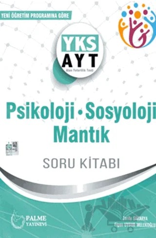 Palme YKS AYT Psikoloji Sosyoloji Mantık Soru Kitabı – Figen Uygur Melekoğlu, Zarife Sakarya – Palme Yayınları kitap kapağı