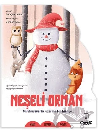 Şekilli Hikaye - Neşeli Orman – Elif Çiftçi Yılmaz – Floki Çocuk kitap kapağı