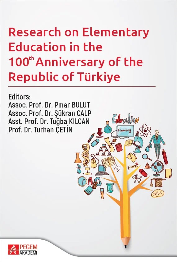 Research on Elementary Teacher Education in the 100 Anniversary of the Recublic of Türkiye – Pegem Akademi Yayıncılık kitap kapağı