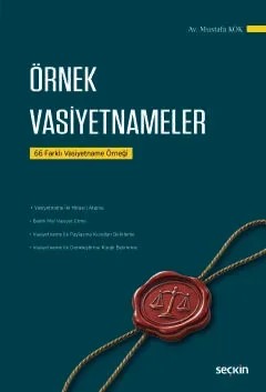 Örnek Vasiyetnameler – Mustafa Kök – Seçkin Yayıncılık kitap kapağı