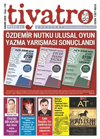 Tiyatro Gazetesi Sayı: 116 Kasım 2020 – Tiyatro Gazetesi kitap kapağı