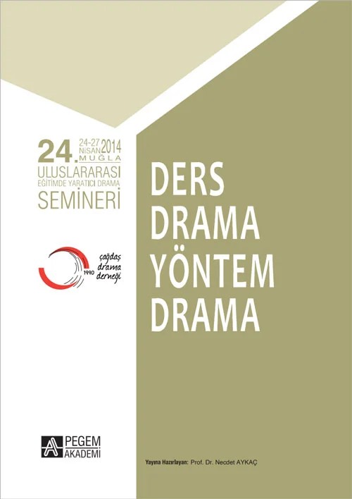 24.Uluslararası Eğitimde Yaratıcı Drama Kongresi – Necdet Aykaç, O. Güney Çınar – Pegem Akademi Yayıncılık kitap kapağı