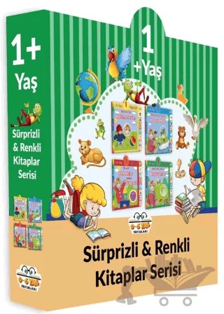 1+ Yaş Sürprizli ve Renkli Kitaplar Serisi (4 Kitap Set) – Kolektif – 0-6 Yaş Yayınları kitap kapağı