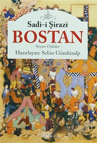 Bostan Seçme Öyküler – Şeyh Sadii Şirazi – Zafer Yayınları kitap kapağı