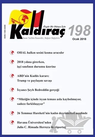 Kaldıraç Dergisi Sayı: 198 Ocak 2018 – Kaldıraç Yayınevi kitap kapağı
