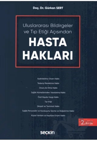 Hasta Hakları – Gürkan Sert – Seçkin Yayıncılık kitap kapağı