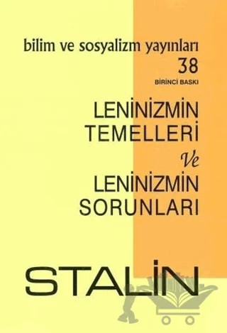 Leninizmin Temelleri ve Leninizmin Sorunları – Stalin – Bilim ve Sosyalizm Yayınları kitap kapağı
