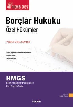 THEMIS – Borçlar Hukuku Özel Hükümler Konu Kitabı – Yağmur Ünsal Karaşen – Seçkin Yayıncılık kitap kapağı