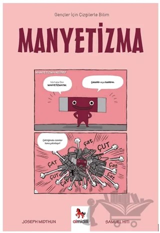 Manyetizma – Gençler İçin Çizgilerle Bilim – Joseph Midthun – Almidilli kitap kapağı