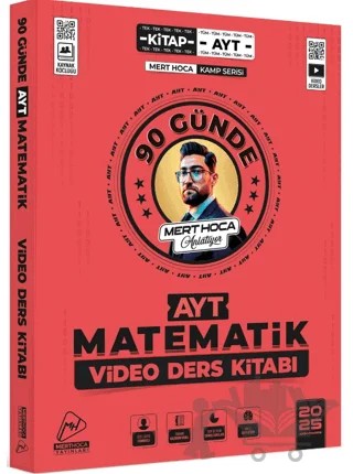 2025 90 Günde AYT Matematik Kampı Video Ders Kitabı – Mert Güven – Mert Hoca Yayınları kitap kapağı
