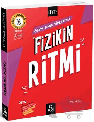 2022 YKS TYT Fizik in Ritmi Soru Bankası Çözümlü – Kolektif – Arı Yayıncılık kitap kapağı