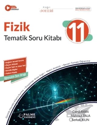 11. Sınıf Fizik Joker Tematik Soru Kitabı – Cemil Ayan, Mahmut Pala – Palme Yayınları kitap kapağı