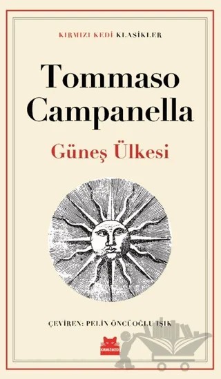 Güneş Ülkesi – Tommaso Campanella – Kırmızı Kedi Yayınevi kitap kapağı