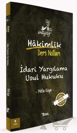 İmtiyaz İdari Yargılama Usul Hukuku Hakimlik Ders Notları – Metin Kaya – Temsil Kitap kitap kapağı