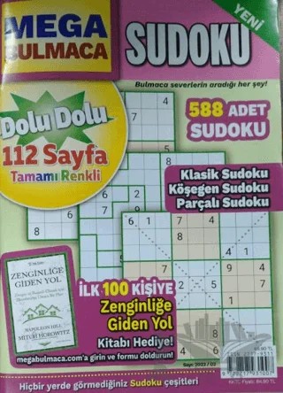 Maxi Mega Sudoku Bulmaca 02/2023 – Kolektif – Maxi Yayıncılık kitap kapağı