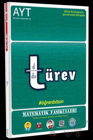 AYT Matematik Fasikülleri Türev – Kolektif – Tonguç Akademi kitap kapağı