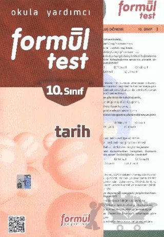 Formül 10. Sınıf Tarih Testleri (Yaprak Testler) – Kolektif – Formül Yayınları kitap kapağı